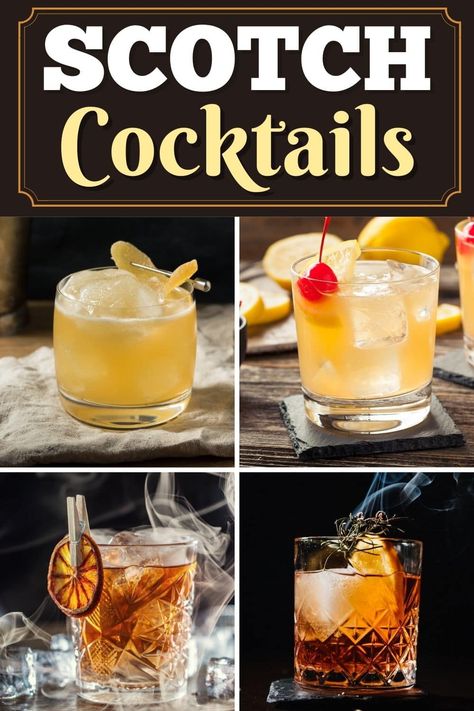 Different Cocktails, Scotch Cocktails, Scotch Cocktails Recipes, Scotch Drinks Cocktails, Scottish Drinks Cocktails, Scotch Whiskey Cocktails, Scotch Whiskey Drinks, Classic Whiskey Sour, Old Fashion Whiskey Drink