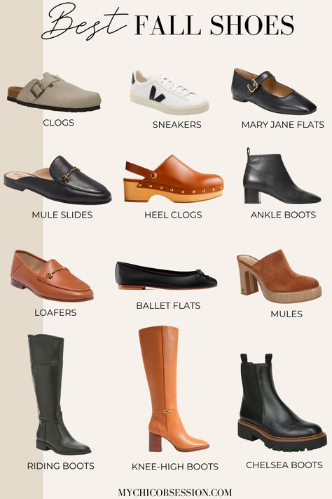 Essential Fall Shoes, Horse Riding Outfits, Fall Shoes Flats, Best Fall Shoes, Fall Fashion Shoes, Best White Sneakers, My Chic Obsession, Riding Outfits, Clogs Outfit