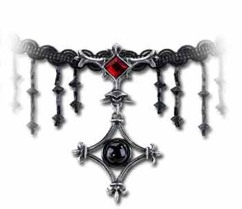 Discontinued Mournetta Choker P392 c.2004 by Alchemy Gothic Alchemy Gothic Jewelry, Alchemy Jewelry, Gothic Artwork, Gothic Jewellery, Alchemy Gothic, Dark Jewelry, Beaded Collar, Jewellery Accessories, Gothic Jewelry