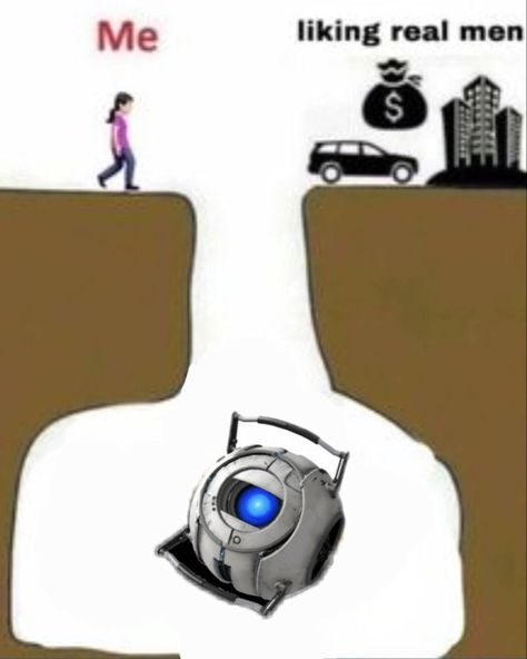 Wheatley Portal Pfp, Wheatley Portal, Portal Memes, Portal Wheatley, Shes Beauty Shes Grace, Adventure Core, Portal Art, Valve Games, Aperture Science