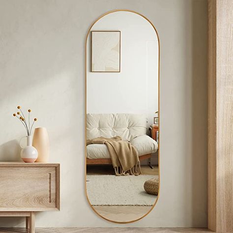 Long Mirror In Bedroom, Full Length Mirror In Bedroom, Floor Length Mirror, Long Mirror, Full Length Mirror Wall, Mirror Design Wall, Dressing Mirror, Living Room Mirrors, Length Mirror