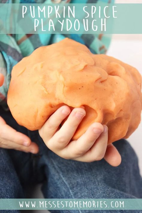 Pumpkin Spice Playdough, Pumpkin Crafts Preschool, Preschool Pumpkin, Scented Playdough, Pumpkins Preschool, Pumpkin Unit, Preschool Room, Preschool Art Projects, Recipe Pumpkin