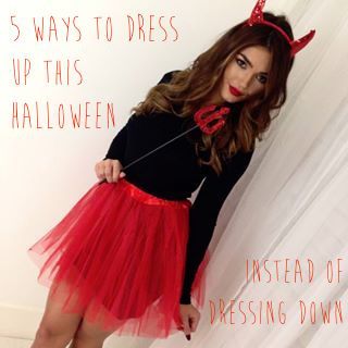 You can still look drop dead gorgeous without putting everything on display. #Halloween #costumes #women Angel Halloween Costumes, Carnaval Costume, Halloween Coustumes, Red Tutu, Devil Halloween, Devil Costume, Holloween Costume, Diy Halloween Costume, Halloween Costumes Makeup