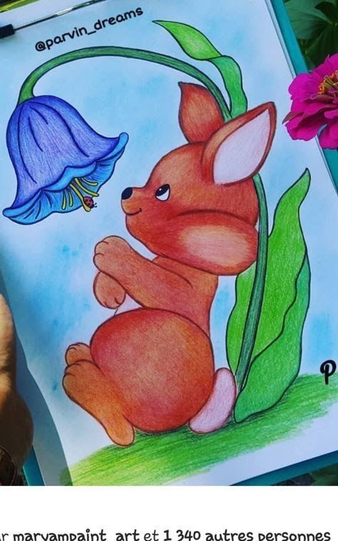 Color Drawing Art Ideas, Drawing And Colouring Ideas Easy, Cartoon Drawing For Kids, Easy Disney Drawings, Oil Pastel Drawings Easy, Bond Paper Design, Easy Cartoon Drawings, Cool Pencil Drawings, Easy Drawings For Kids