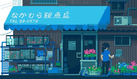 These 8-Bit GIFs Perfectly Capture the Subtle Movements in Everyday Life | BlazePress Pixel Art Gif, Image Pixel Art, Pixel Gif, Pixel Art Background, Pixel Animation, Arte 8 Bits, 8bit Art, Cool Pixel Art, Pix Art