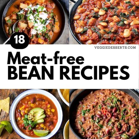 Recipes Using Dried Beans, Refined Beans Recipe, Dried Bean Recipes Meals, Vegan Pinto Bean Recipes, Dried Bean Recipes, Vegetarian Bean Recipes, Vegetarian Beans, Navy Bean Recipes, Recipes Beans