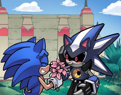 Sonic Dash, Metal Sonic, Sonic X, Hedgehog Art, Art Trade, Sonic And Shadow, Cartoon Games, Sonic Art, Shadow The Hedgehog