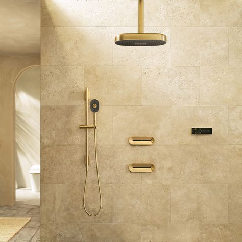 Bathroom brand Kohler launches Anthem shower collection Kohler Shower, Kohler Bathroom, Property Developer, Shower Collection, Shower Fixtures, Luxury Shower, Spa Room, Real Estate Property, Bathroom Spa