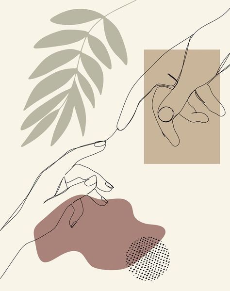 Hands Artwork, Illustration Design Graphique, Filmy Vintage, Soyut Sanat Tabloları, Pop Art Wallpaper, Small Canvas Art, Outline Art, Abstract Line Art, Inverness