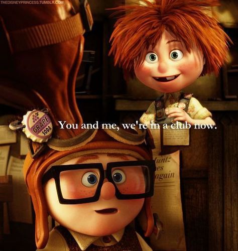 Carl And Ellie Pixar Up Quotes Pixar Up Quotes, Up Movie Quotes, Up Carl And Ellie, Up 2009, Up Pixar, Up Movie, Disney Pixar Up, Disney Up, Grape Soda