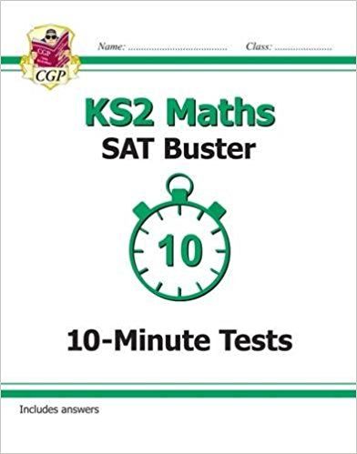 KS2 Maths SAT Buster: 10-Minute Tests Maths - Book 1 (for tests in 2018 and beyond) (CGP KS2 Maths SATs): Amazon.co.uk: CGP Books: 9781782942405: Books Ks2 Maths, Ks1 Maths, Grammar Punctuation, Grammar And Punctuation, Family Psychology, Math Books, Got Books, Book Bundles, Punctuation