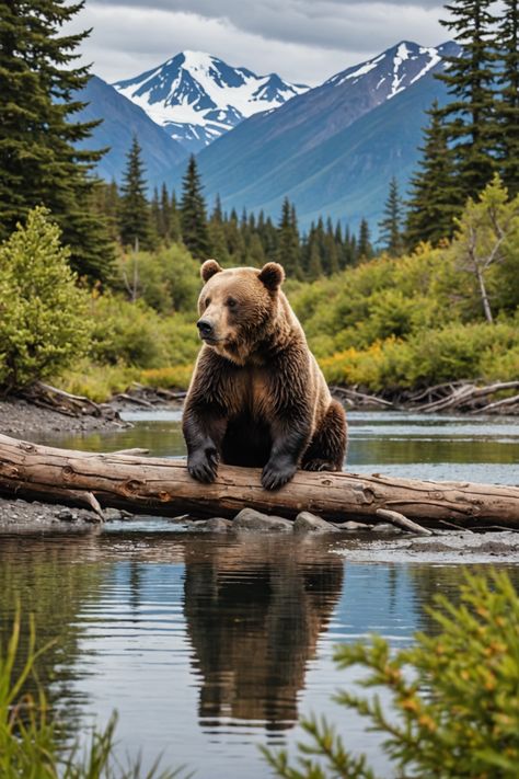 🐻 Discover Untamed Beauty: Homer, Alaska&#8217;s Wildlife Wonderland 🌊 Alaska Animals, Alaska Landscape, Alaskan Wildlife, Grizzly Bear Cub, Alaska Photography, Forest Wildlife, Alaska Photos, Homer Alaska, American Wildlife