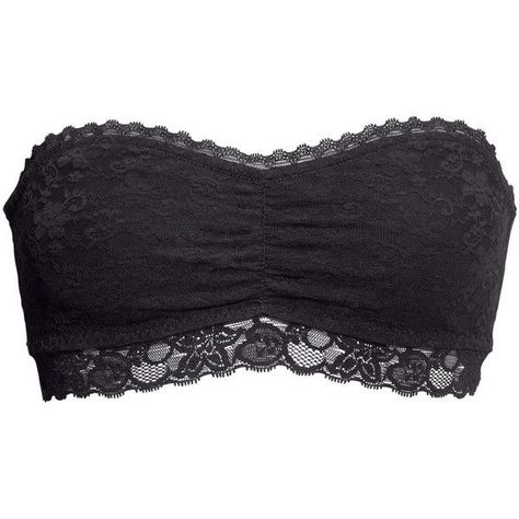 H&M Lace bandeau bra ($13) ❤ liked on Polyvore featuring intimates, bras, tops, underwear, shirts, black, black bra, black lace bra, bandeau bra and lacy bras Lace Bandeau Bra, Lacy Lingerie, Lacy Bra, Black Bandeau, Lace Bandeau, Bandeau Bra, Black Lace Bra, Bra Lace, Shirts Black