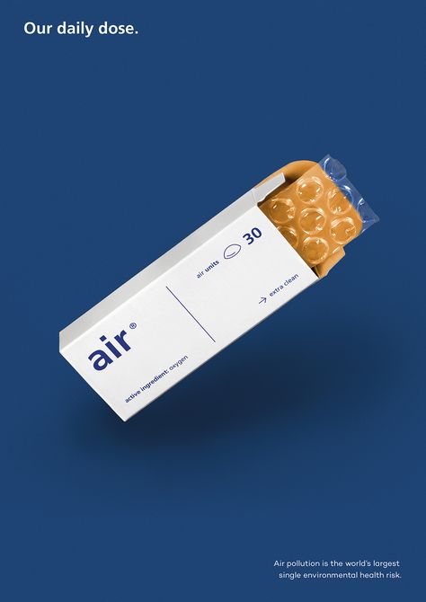 Air is Medicine Publicidad Creativa, Air Space, Air Pollution, Creative Ads, Creative Advertising, Advertising Design, Conceptual Art, Design Agency, Pharmacy