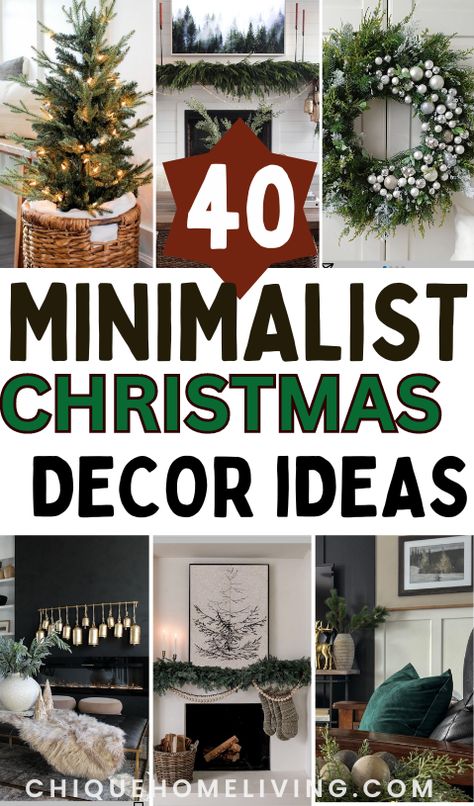 Discover the magic of a Minimalist Christmas with our curated collection of decor ideas! Elevate your holiday festivities with understated elegance and clean lines. From simple tree adornments to serene tablescapes, find inspiration for a clutter-free celebration. Explore how less can truly be more, making room for the true spirit of the season. Pin your favorite minimalist decor ideas and create a serene and stylish holiday haven. ✨🎄 #MinimalistChristmas #SimpleElegance #HolidayDecor Decorate Shelf For Christmas, Scandinavian Style Christmas Decor, Minimalist Christmas Crafts, Christmas Decor No Tree, Christmas Modern Decor Ideas, Christmas Decor Simple Minimalist, Simple Decorated Christmas Trees, Minimalist Christmas Table, Minimalist Christmas Tree Ideas 2022