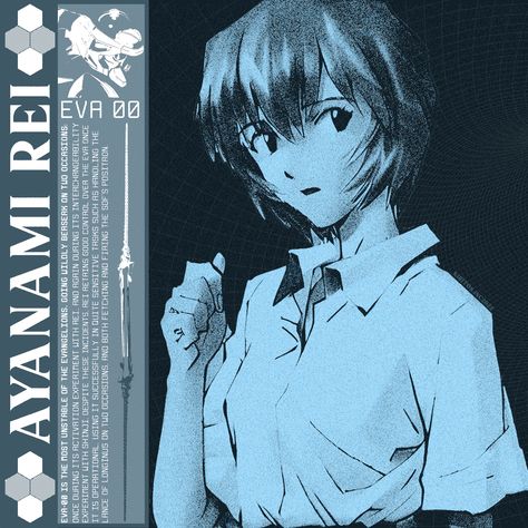 Rei Ayanami Poster, Rei Ayanami Aesthetic, Rei Poster, Rei Ayanami Pfp, Rei Art, Evangelion Poster, Whisper Anime, Grunge Posters, Y2k Posters