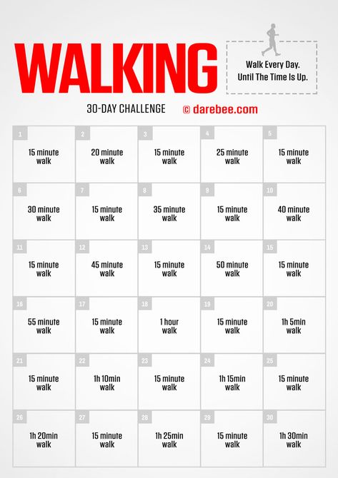 Walking Challenge Walking Exercise Plan, Walking Challenge, Walking For Health, Walking Plan, 30 Day Fitness, 30 Day Workout Challenge, Walking Exercise, At Home Workout Plan, Home Workouts