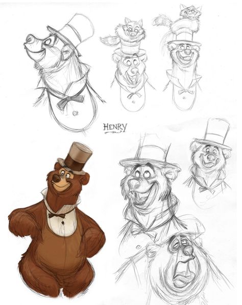 Jeff Merghart, Animal Expressions, Bear Character Design, Bear Sketch, Anthro Art, Animation Ideas, Character Design Cartoon, Country Bears, Bear Character