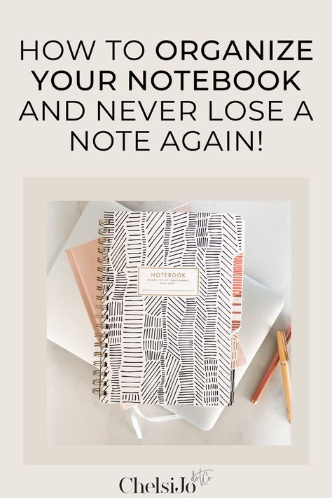 Notebook Sections Ideas, How To Organize Notebooks, 5 Subject Notebook Organization, How To Keep Notes Organized, How To Organize Your Notebook, How To Organize Work Notes, Ways To Use Notebooks, Everything Notebook, Organize Notebook