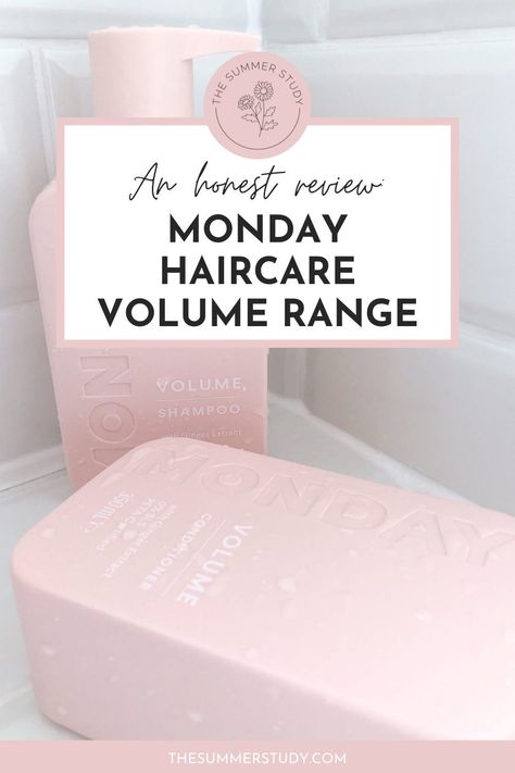 MONDAY Haircare is super popular on Instagram. But is it actually worth all the hype? I tested out the VOLUME shampoo and conditioner to see whether it would make a difference to my hair. The brand is completely vegan and cruelty-free so if you're looking for a sustainable, environmentally-friendly haircare option, keep reading! Monday Smooth Shampoo, Monday Shampoo, Monday Volume Shampoo, Anomaly Haircare, Monday Haircare, Popular On Instagram, Volume Shampoo, Summer Study, Recycling Process