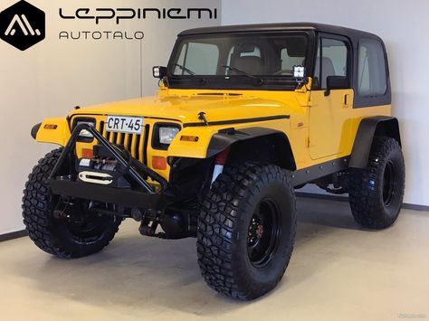 1992 Jeep Wrangler 4.0 Sport 1992 Jeep Wrangler Yj, 1992 Jeep Wrangler, Yellow Jeep Wrangler, Jeep Trailhawk, Yellow Jeep, Yj Wrangler, Cj Jeep, Badass Jeep, Jeep Mods