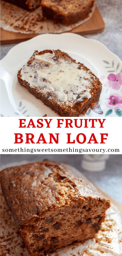 Bran Bread Loaf, Bran Loaf Recipe, Ginger Loaf Recipe, Fruit Loaves, Fruit Loaf Recipe, Tea Breads, Fruit Loaf, Raspberry Gin, Tea Loaf