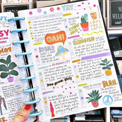 Instagram Teacher Happy Planner Ideas, Happy Planner Tracker Ideas, Planner Tracker Ideas, Teacher Happy Planner, Happy Planner Ideas, Tracker Ideas, Planner Tracker, Daily Gratitude, Planner Ideas