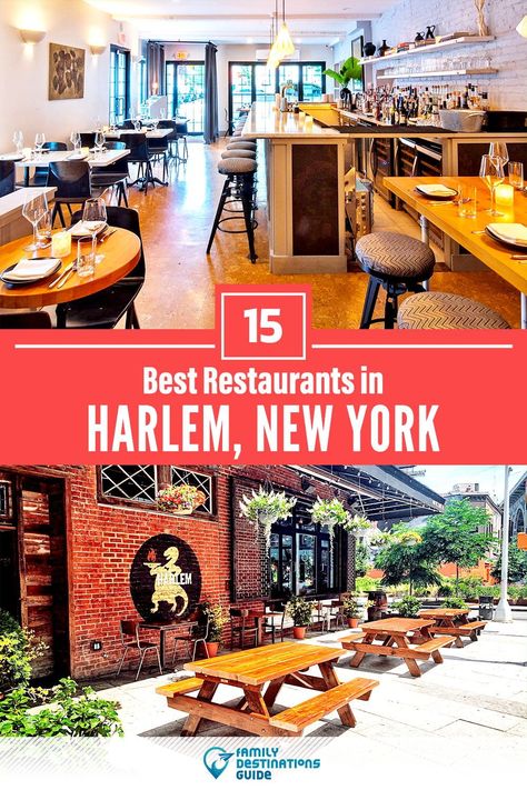 Want to see the best restaurants in Harlem, NY? We’re FamilyDestinationsGuide, and we’re here to help: From incredible brunch spots and amazing places to eat dinner, to local foodie spots and hidden gems, discover the BEST Harlem restaurants - so you get memories that last a lifetime! #harlem #harlemrestaurants #restaurantsinharlem #bestrestaurantsinharlem #placestoeatharlem Best Cafes In Nyc, Best Restaurants In Nyc, Harlem Restaurants, Fun Restaurants In Nyc, Fall In Nyc, Nyc Vacation, Harlem Nyc, Spanish Harlem, Restaurants In Nyc