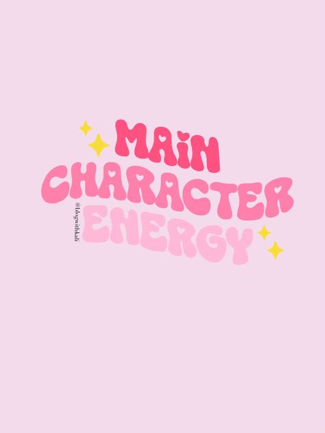 You are the MAIN character baby girl! ✨ Design by @blogwithkali - Shop With Kali Main Character Energy Wallpaper, Energy Wallpaper, Main Character Energy, Iphone Ideas, Phone Inspo, Character Wallpaper, Main Character, Free Wallpaper, Main Characters