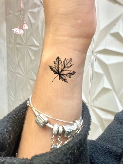 #tattoo ideas #small tattoos #meaningful tattoos #spiritual tattoos #tattoos for women #creative tattoos #peircings women #finger tattoos for women #inside finger tattoos #arm tattoos for women #tiny tattoo placement #baddie arm tattoos #cursive tattoos #unique butterfly tattoos #flash tattoo #funky tattoos #small beach tattoos #classy tattoos #clever tattoos #halloween tattoo #band tattoos for men #book lover tattoo ideas #cute text symbols #tattoos #christmas wallpaper #lyrics #trendy tattoos Autumn Tattoo Black And White, Fall Lover Tattoo, Red Maple Tree Tattoo, Sycamore Leaf Tattoo, Canada Tattoo Ideas, Autumn Leaf Tattoo, Fall Leaf Tattoo, Fall Tattoo Ideas Autumn, Leave Tattoo