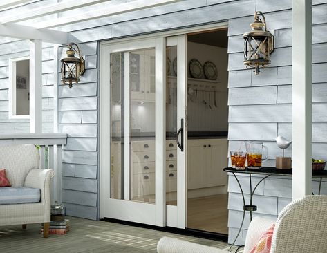 Exterior Patio Doors, Pintu Interior, Doors Outdoor, Sliding Doors Exterior, Sliding Glass Doors Patio, Sliding French Doors, Glass Doors Patio, Exterior Doors With Glass, French Doors Exterior