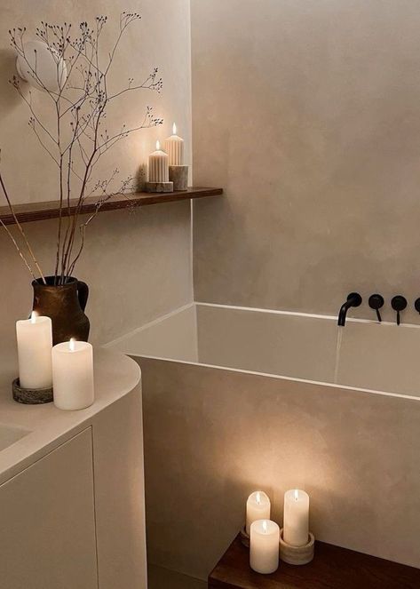 Bad Diy, Bathroom Spa, Bathroom Inspo, Minimalist Bathroom, Dream House Interior, House Inspo, Dream Home Design, Bathroom Inspiration, The Bathroom