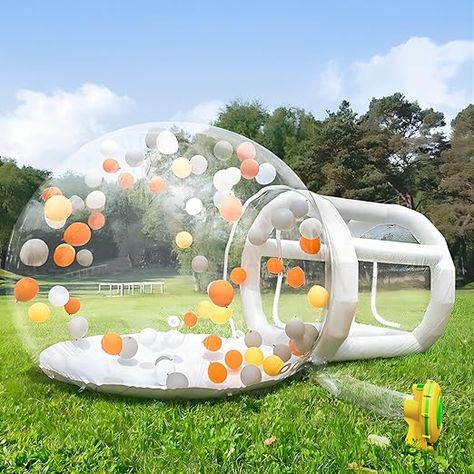 Commercial Grade Inflatable Bubble House Tent, 8FT Waterproof Transparent Kids Party Clear Bubble House for Home Party, Malls, Parks Event Exhibition Tent For Party, Party Balloons Decorations, Kids Party Balloons, Benfica Wallpaper, Balloon House, Deco Ballon, House Tent, Bubble House, Bubble Tent