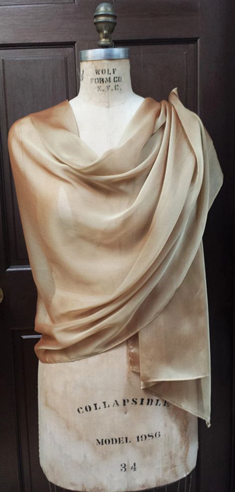 Formal Wrap, Outfit Large, Gold Shawl, Scarf Coverup, Beautiful Freckles, Evening Shawls, Chiffon Shawl, Chiffon Wrap, Wedding Shawl