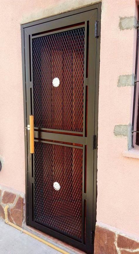 Iron Door Design Modern, Main Door Grill Design, Iron Doors Modern, Door Grill Design, Iron Security Doors, Grill Gate Design, House Main Door Design, Metal Doors Design, Steel Door Design