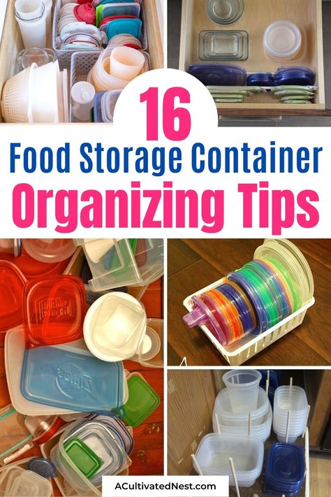 Plastic Container Storage Ideas, Organising Kitchen, Containers Organization, Organize Plastic Containers, Plastic Cupboard, Tupperware Organizing, Tupperware Storage, Pet Food Storage Container, House Wife