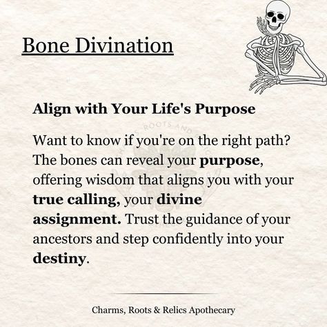 Bone divination is the ancient and traditional practice used by various indigenous cultures across Africa, Asia and Native America for spiritual guidance, decision making and communication with ancestors or deities. The bones are conduits of ancestral knowledge and wisdom. Have you had a bone reading before? Tell us how it was for you, would you recommend to someone else? If you've never had a bone reading, what exactly are you waiting for? This is your sign! Fill the General Consultation... Bone Throwing Divination, Bone Divination, Divination Witchcraft, Bone Throwing, Bone Reading, Bone Crafts, Indigenous Culture, Knowledge And Wisdom, Spiritual Guidance