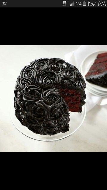 Goth Cakes, Halloween Torte, Gothic Cake, Dessert Halloween, Halloween Cake Pops, Halloween Decor Diy, Rose Dark, Cake Chocolat, Diy Halloween Decor