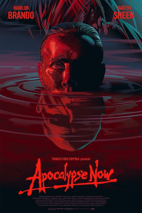 Apocalypse Now Movie, Posters Illustration, Mondo Posters, Film Cult, Film Posters Art, Martin Sheen, Robert Duvall, Best Movie Posters, Film Poster Design