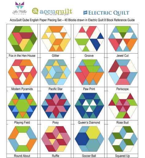 Eq8 Quilt, English Paper Piecing Patterns, Hexagon Patchwork, Electric Quilt, Hexagon Quilts, English Paper Piecing Quilts, Geometric Quilt, Quilt Sewing Patterns, Hexagon Quilt