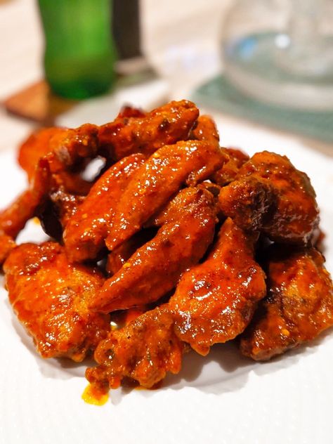 Buffalo Wings Aesthetic, Spicy Buffalo Wings, Wings Aesthetic, Spicy Wings, Buffalo Sauce, Buffalo Wings, Crushed Red Pepper, Down South, Red Peppers