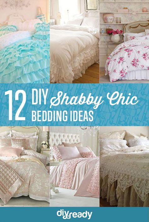 12 DIY Shabby Chic Bedding Ideas Chic Bedding Ideas, Shabby Chic Bedrooms On A Budget, Shabby Chic On A Budget, First Time Home Owner, Diy Bedroom Ideas, Diy Shabby Chic, Bedroom Ideas On A Budget, Cocina Shabby Chic, Room Tips