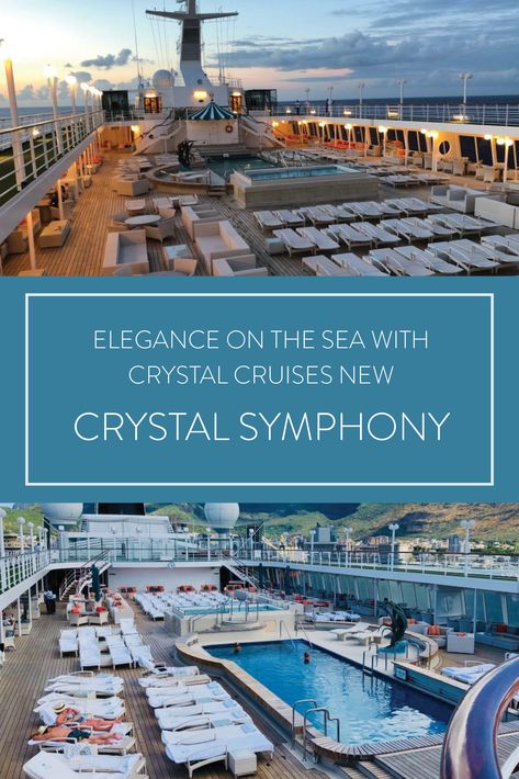 Elegance on the Sea with Crystal Cruises New Crystal Symphony - Carmen Edelson - Luxury Travel Blogger Noumea New Caledonia, Cruise Ship Pictures, Crystal Cruises, Luxury Cruise Ship, Cruise Holidays, Cruise Lines, San Francisco Travel, Norwegian Cruise, Best Cruise