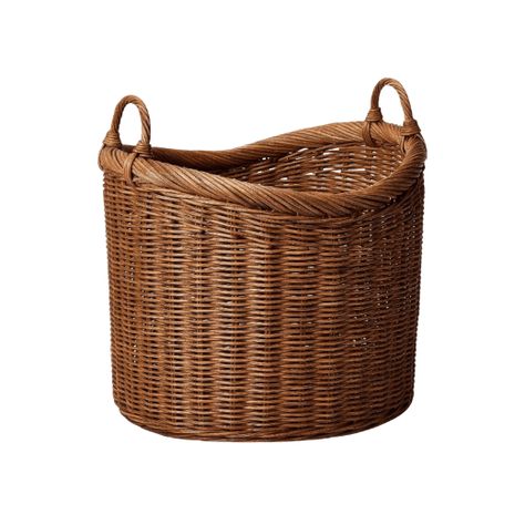 Tall Wicker Basket, Tall Storage Baskets, French Basket, Large Woven Basket, Studio Mcgee Target, French Baskets, Studio Mcgee, Rattan Basket, Woven Basket