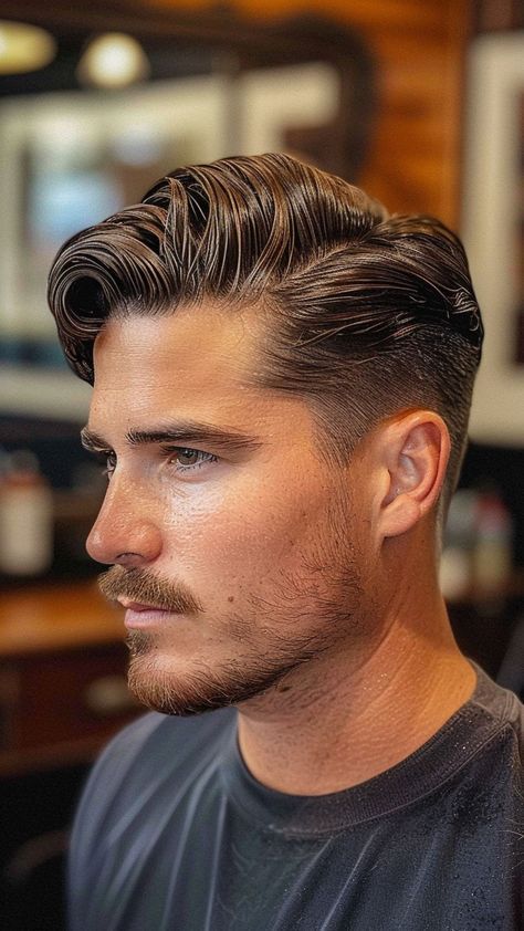 Men’s Comb Over, Fade Comb Over Men, Slicked Back Mens Hair, Long Hair Comb Over Men, Men’s Long Hairstyles Slick Back, Men’s Faded Combover, Men’s Slicked Back Undercut, Medium Slick Back Hair Men, Mens Hair Long On Top