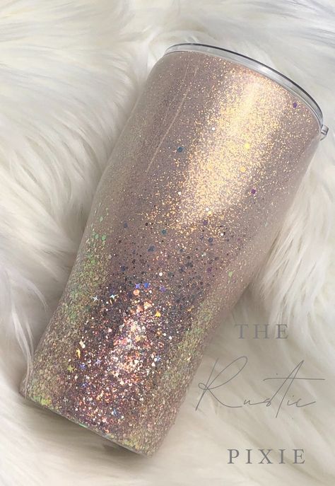 Rose Gold Glitter Tumbler, Rose Gold Tumbler, Gold Glitter Tumbler, Pink Glitter Tumbler, Gold Tumbler, Glitter Tumbler Cups, Custom Tumbler Cups, Tumbler Cups Diy, Moon Dust