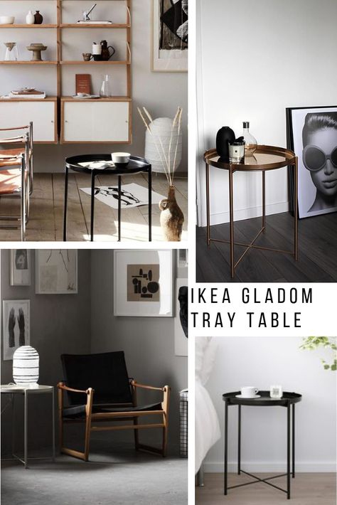 IKEA Gladom Tray Table - The 10 Most Stylish, Timeless Items at IKEA Right Now Ikea Gladom Styling, Ikea Gladom Tray Table, Gladom Ikea Bedroom, Gladom Ikea Hack, Gladom Tray Table, Gladom Ikea, Room Plants, Ikea Finds, Ikea Ideas