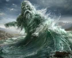 Oceanus: Father of the Waters and Titan of the Oceans | GrkRealmMyths Wiki | Fandom Symbole Viking, Mythology Art, Fantasy Monster, Jrr Tolkien, Sea Monsters, Arte Fantasy, Gods And Goddesses, Middle Earth, Tolkien