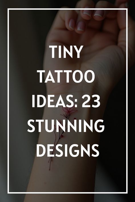 Tiny Tattoo Ideas: 23 Stunning Designs Small Filler Tatoos, Simple Memorial Tattoos Husband, April Fools Tattoo, Meet You On The Other Side Tattoo, Tiny Single Needle Tattoo, Tiny Memorial Tattoo Dads, Small Tat Ideas For Women, Pretty Minimalist Tattoos, Tiny Number Tattoos For Women