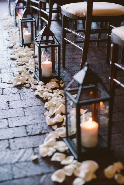 Lanterns Light, Wedding Aisles, Wedding Aisle Outdoor, Lantern Decor Wedding, Wedding Ceremony Ideas, Church Wedding Decorations, Rustic Lanterns, Wedding Aisle Decorations, Wedding Lanterns